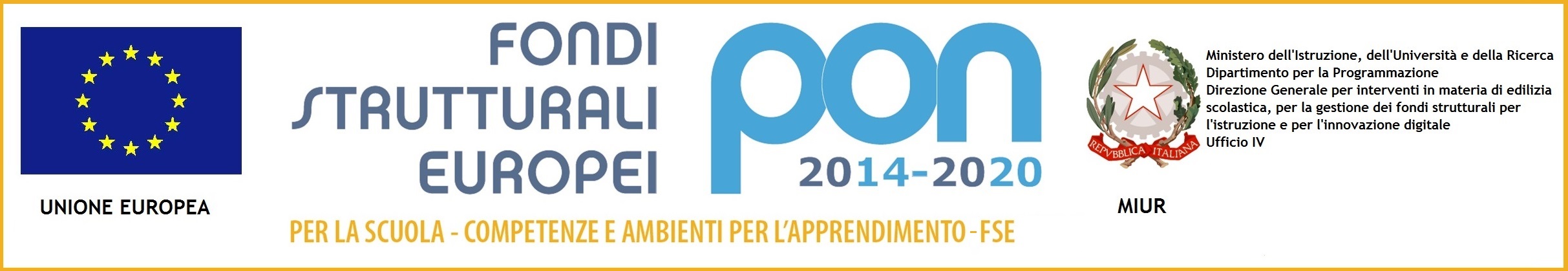banner PON 2014-2020